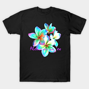 I love you in Hawaiian,  Hawaiian Flower T-Shirt